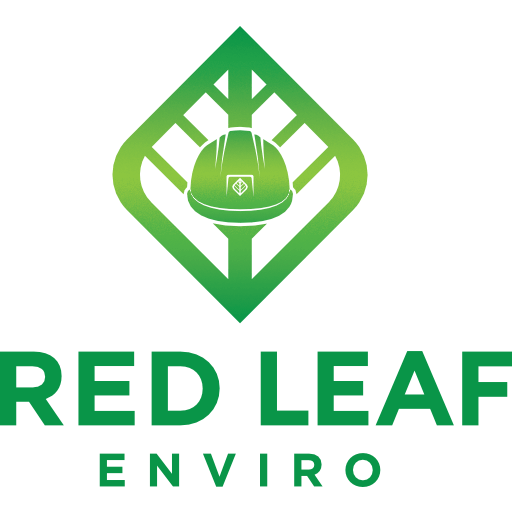 Red Leaf Enviro Logo Vertical